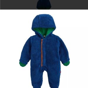 Magnetic Me Blue and Green Fleece Footie